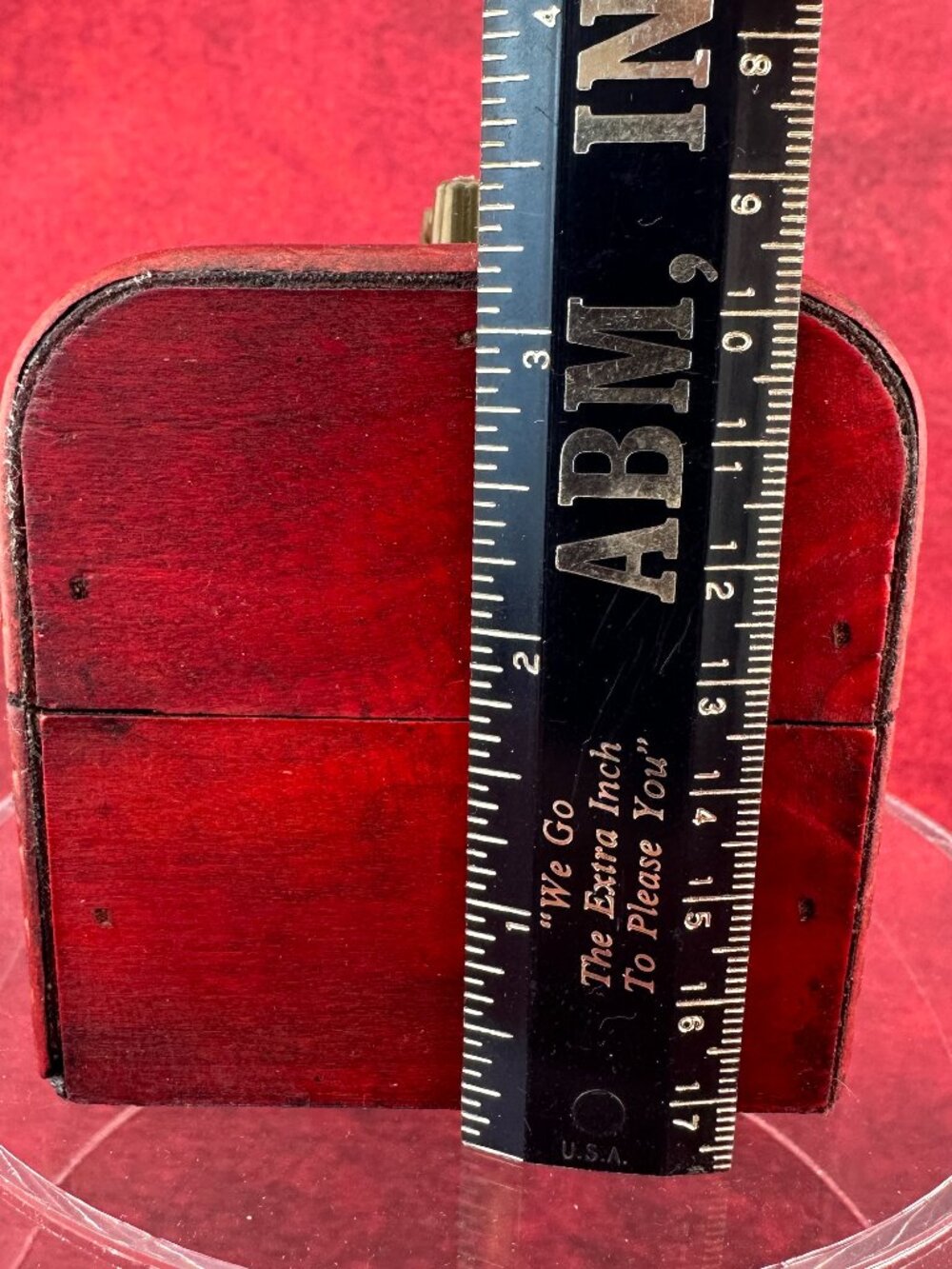 VINTAGE STYLE WOODEN JEWELRY OR TRINKET KEEPSAKE STRAGE DECORATIVE BOX - Picture 11 of 11